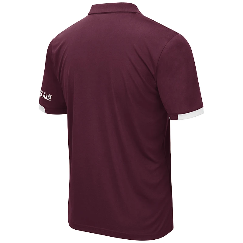 Polo Santry marron Colosseum pour homme Texas A&M Aggies, grandes tailles