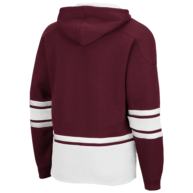 Men's Colosseum Maroon Texas A&M Aggies Lace Up 3.0 Pullover Hoodie