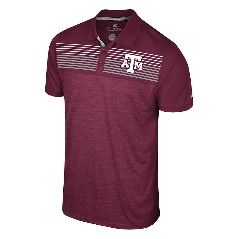 Polo Colosseum Maroon Texas A&M Aggies Langmore pour hommes