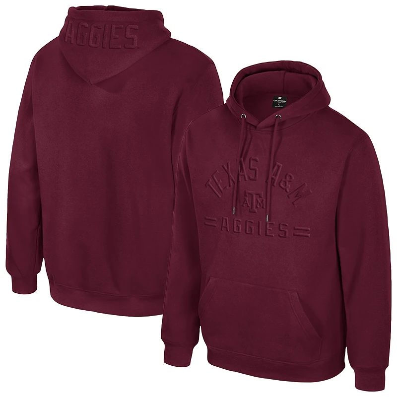 Sweat à capuche marron Colosseum pour homme, nouveau membre des Texas A&M Aggies