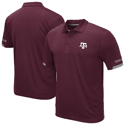 Men's Colosseum Maroon Texas A&M Aggies Santry Polo