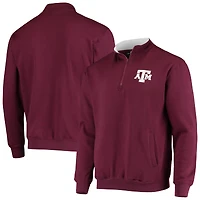 Veste Colosseum Maroon Texas A&M Aggies Tortugas Logo Quarter-Zip pour homme