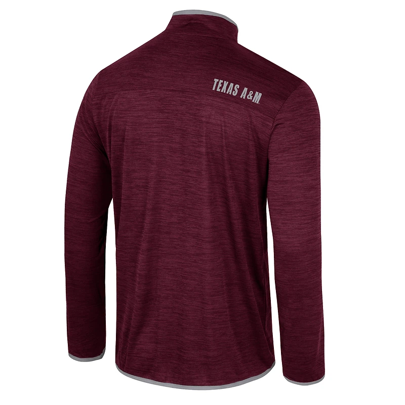 Men's Colosseum Maroon Texas A&M Aggies Wright Quarter-Zip Windshirt