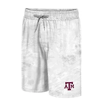 Men's Colosseum White Texas A&M Aggies Realtree Aspect Ohana Swim Shorts