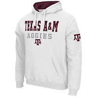 Sweat à capuche Colosseum Texas A&M Aggies Sunrise pour homme, blanc