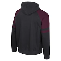 Men's Colosseum  White Texas A&M Aggies Todd Raglan Pullover Hoodie