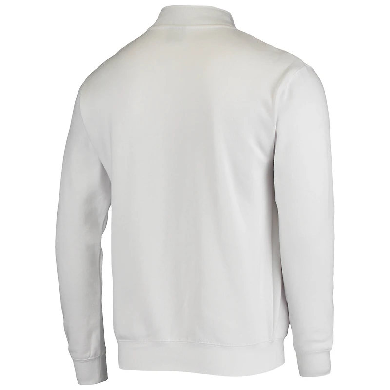 Colosseum White Texas A&M Aggies Tortugas Logo Quarter-Zip Jacket pour homme