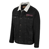 Veste en jean Colosseum x Wrangler Texas A&M Aggies Western boutonnée pour homme