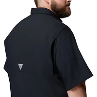 Chemise boutonnée Columbia noire Texas A&M Aggies pour homme, grande taille, Tamiami Omni-Shade