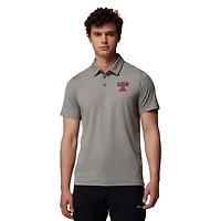 Polo Tech Trail gris Columbia Texas A&M Aggies pour homme