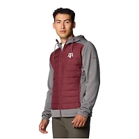 Men's Columbia  Maroon/Gray Texas A&M Aggies Out-Shield Hybrid Full-Zip Hoodie Jacket