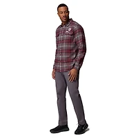 Men's Columbia  Maroon Texas A&M Aggies Flare Gun Omni-Wick Flannel Long Sleeve Button-Up Shirt