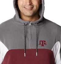 Sweat à capuche quart de zip Columbia Maroon Texas A&M Aggies Lodge pour hommes