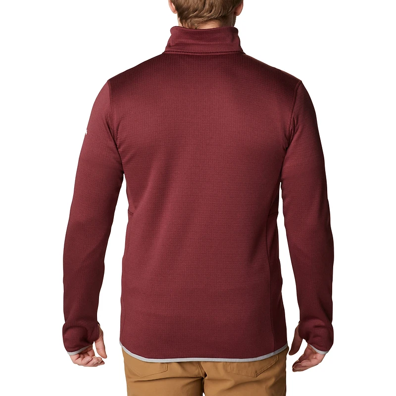 Men's Columbia Maroon Texas A&M Aggies Park View Omni-Wick Half-Zip Top