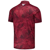 Men's Columbia Maroon Texas A&M Aggies PFG Super Terminal Tackle™ Omni-Shade™ Bangalows Polo