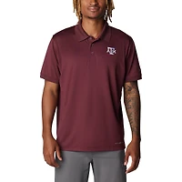 Men's Columbia Maroon Texas A&M Aggies PFG Tamiami Omni-Shade Polo