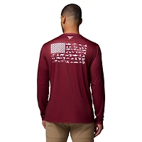 Men's Columbia  Maroon Texas A&M Aggies PHG Terminal Shot Long Sleeve T-Shirt