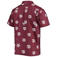 Men's Columbia Maroon Texas A&M Aggies Super Slack Tide Omni-Shade Button-Up Shirt