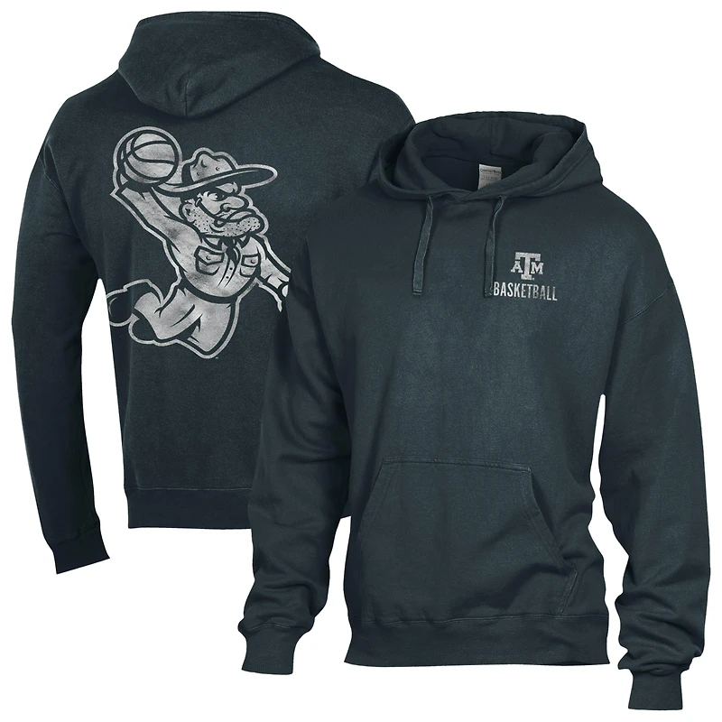 Men's ComfortWash  Black Texas A&M Aggies Ol' Sarge Basketball Hoodie