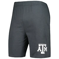 Men's Concepts Sport Charcoal/White Texas A&M Aggies Downfield Top & Shorts Set