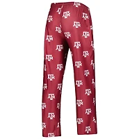 Concepts Sport Pantalon Texas A&M Aggies Logo Flagship Allover Print pour homme