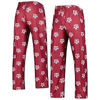 Concepts Sport Pantalon Texas A&M Aggies Logo Flagship Allover Print pour homme