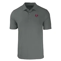 Polo recyclé extensible Forge Eco pour homme, gris, Cutter & Buck, Texas A&M Aggies, grandes tailles