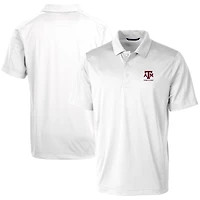 Men's Cutter & Buck  White Texas A&M Aggies Alumni Logo Prospect Textured Stretch Polo