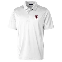 Men's Cutter & Buck  White Texas A&M Aggies Alumni Logo Prospect Textured Stretch Polo
