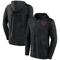 T-shirt à capuche camouflage noir Texas A&M Aggies Fanatics pour hommes