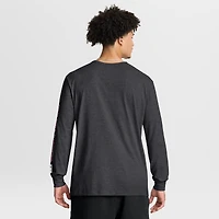 T-shirt à manches longues pour homme, couleur charbon, Texas A&M Aggies, Quad Fuel The Fire