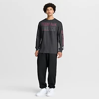 T-shirt à manches longues pour homme, couleur charbon, Texas A&M Aggies, Quad Fuel The Fire