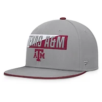 Casquette snapback Texas A&M Aggies Duo grise Fanatics pour homme