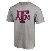Men's Fanatics Gray Texas A&M Aggies Primary Logo T-Shirt