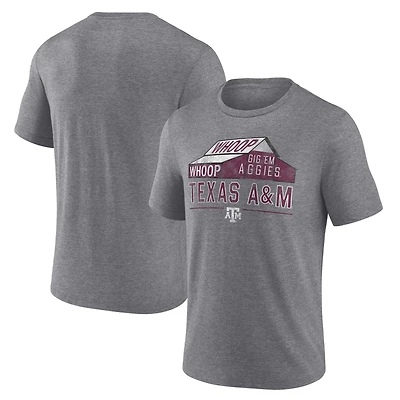 T-shirt tri-blend préféré de Texas A&M Aggies pour hommes Fanatics Heather Grey