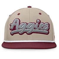 Men's Fanatics Khaki/Maroon Texas A&M Aggies Colt Fitted Hat