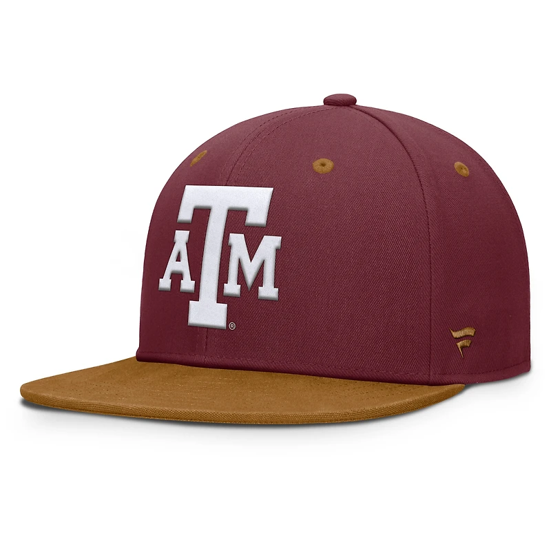 Casquette ajustée NoBo marron/marron pour homme des Texas A&M Aggies