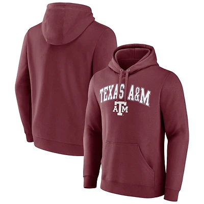 Sweat à capuche Fanatics bordeaux pour homme, Texas A&M Aggies Campus