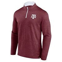 Haut à quart de zip Fanatics Maroon Texas A&M Aggies Classic Homefield pour hommes
