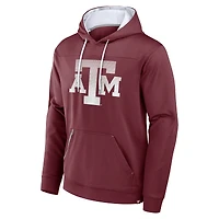 Men's Fanatics  Maroon Texas A&M Aggies Defender Dot Faded Primary Pullover Hoodie