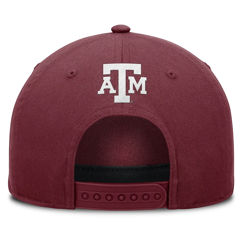 Casquette ajustable en corde pour balle fausse fanatiques pour hommes, couleur marron, Texas A&M Aggies