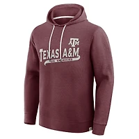 Men's Fanatics Maroon Texas A&M Aggies Hometown Premium Huddle Up Long Sleeve Hoodie T-Shirt
