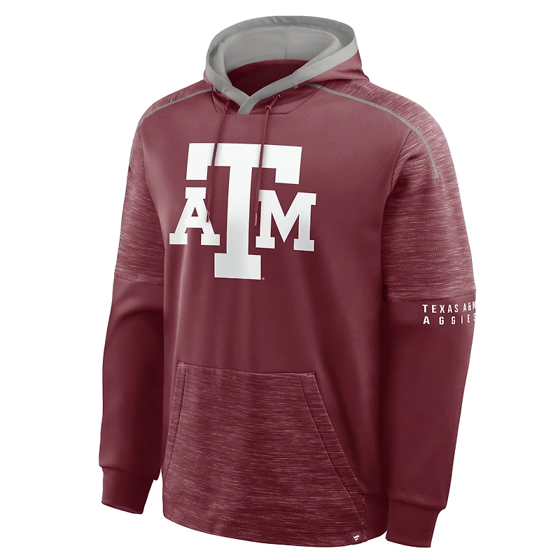 Men's Fanatics Maroon Texas A&M Aggies Quad Defender Pullover Hoodie