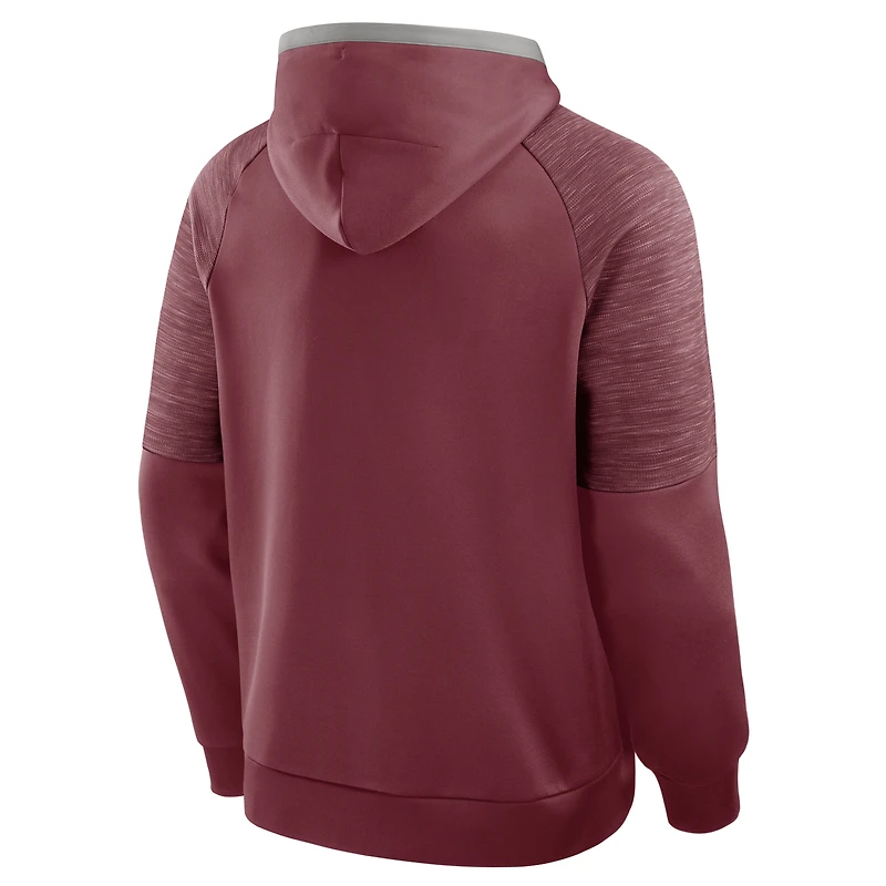 Men's Fanatics Maroon Texas A&M Aggies Quad Defender Pullover Hoodie