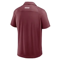Men's Fanatics Maroon Texas A&M Aggies Take The Lead Defender Raglan Polo