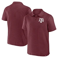 Polo rayé Fanatics pour homme Texas A&M Aggies Victory Calls Bordeaux