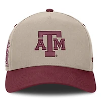 Men's Fanatics  Stone/Maroon Texas A&M Aggies Veteran Two-Tone Adjustable Hat