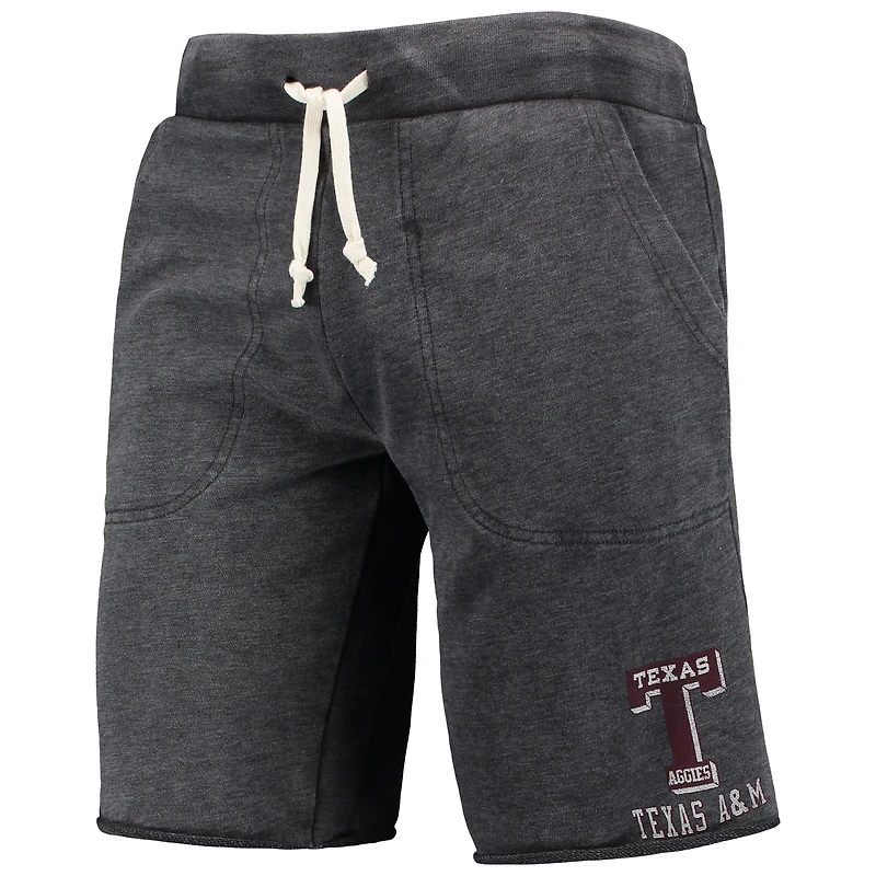 Men's Heathered Black Alternative Apparel Texas A&M Aggies Victory Lounge Shorts