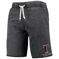 Men's Heathered Black Alternative Apparel Texas A&M Aggies Victory Lounge Shorts