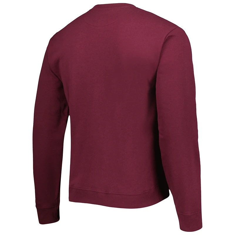 Men's League Collegiate Wear Maroon Texas A&M Aggies 1965 Arch Essential Lightweight Pullover Sweatshirt